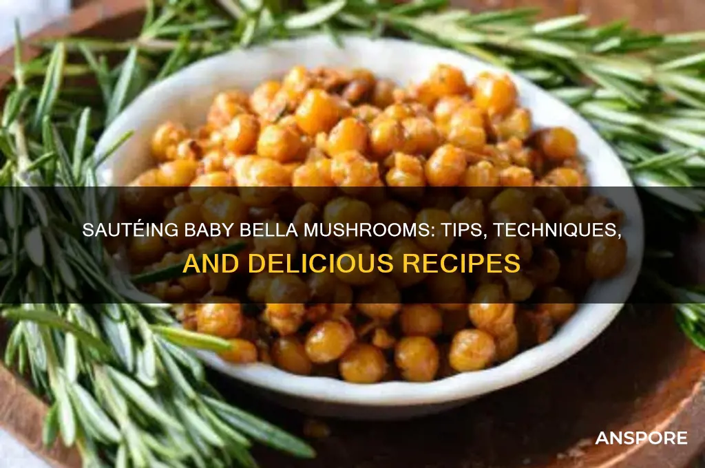 can you saute baby bella mushrooms