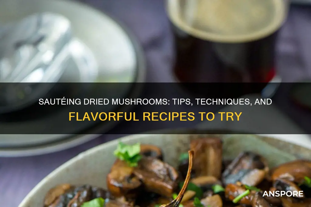 can you saute dried mushrooms