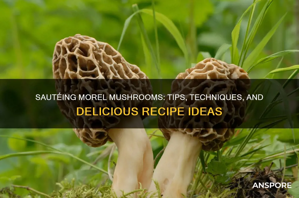 can you saute morel mushrooms