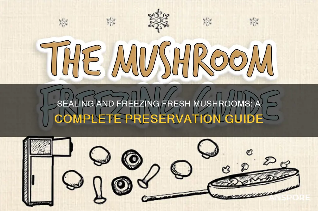 can you sealameal and freeze fresh mushrooms