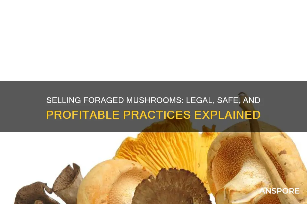 can you sell foraged mushrooms