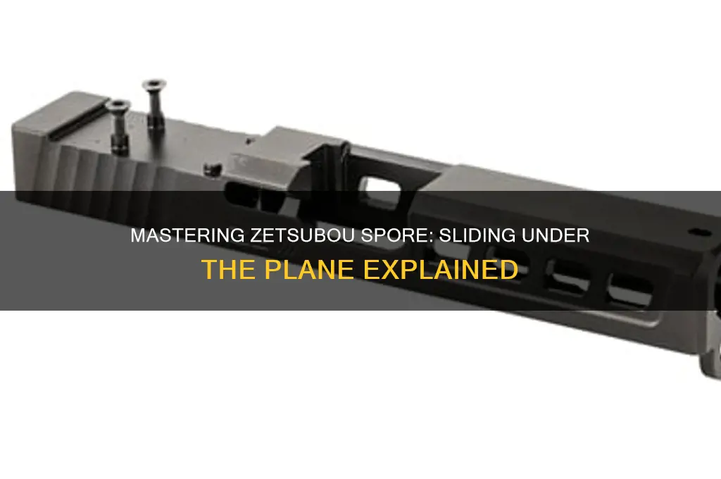 can you slide under the plane in zetsubou spore