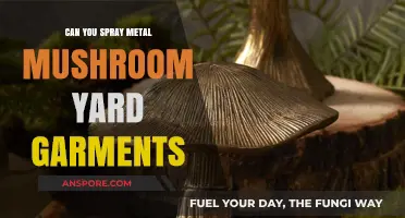 Spraying Metal Mushroom Yard Garments: Creative Techniques and Tips