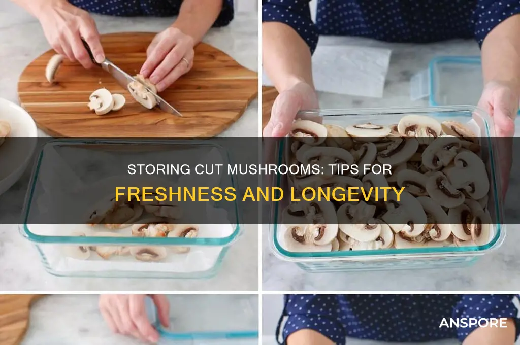 can you store cut mushrooms