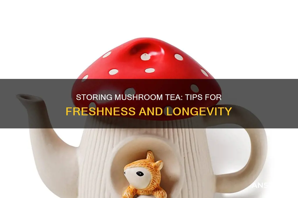 can you store mushroom tea