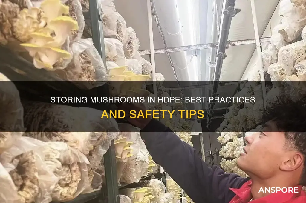 can you store mushrooms in hdpe