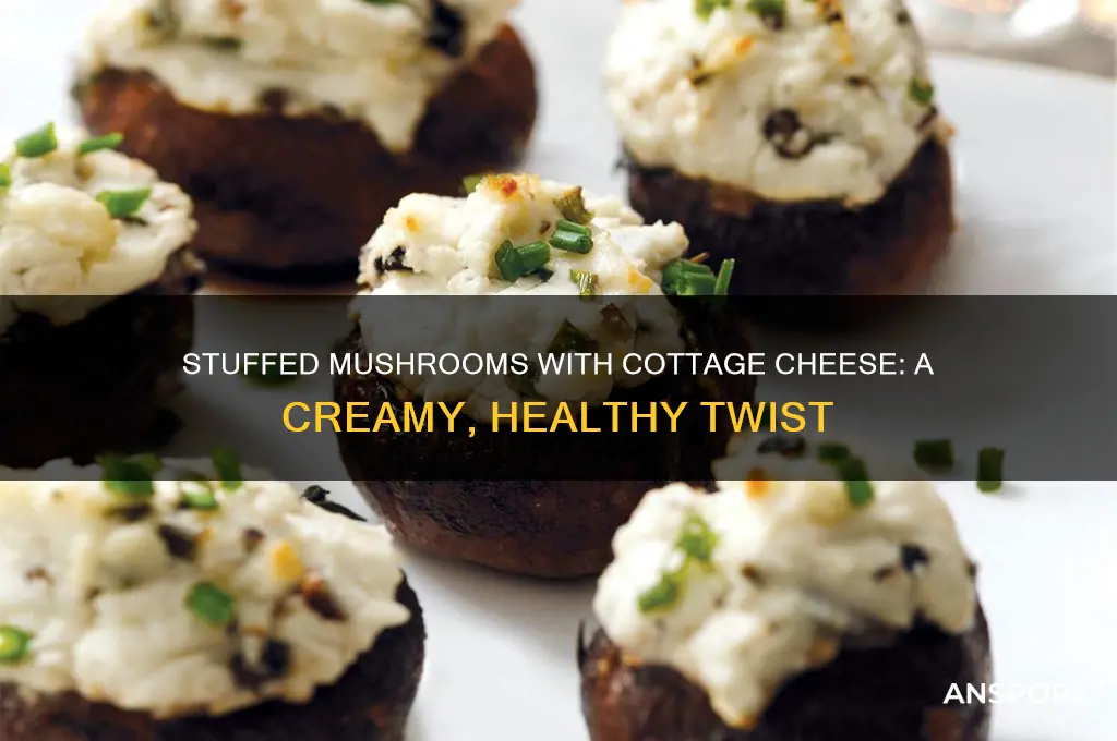 can you stuff mushrooms with cottage cheese