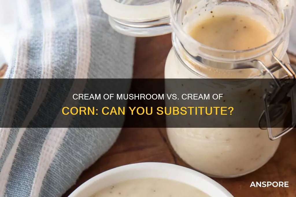 can you sub cream of mushroom for cream of corn