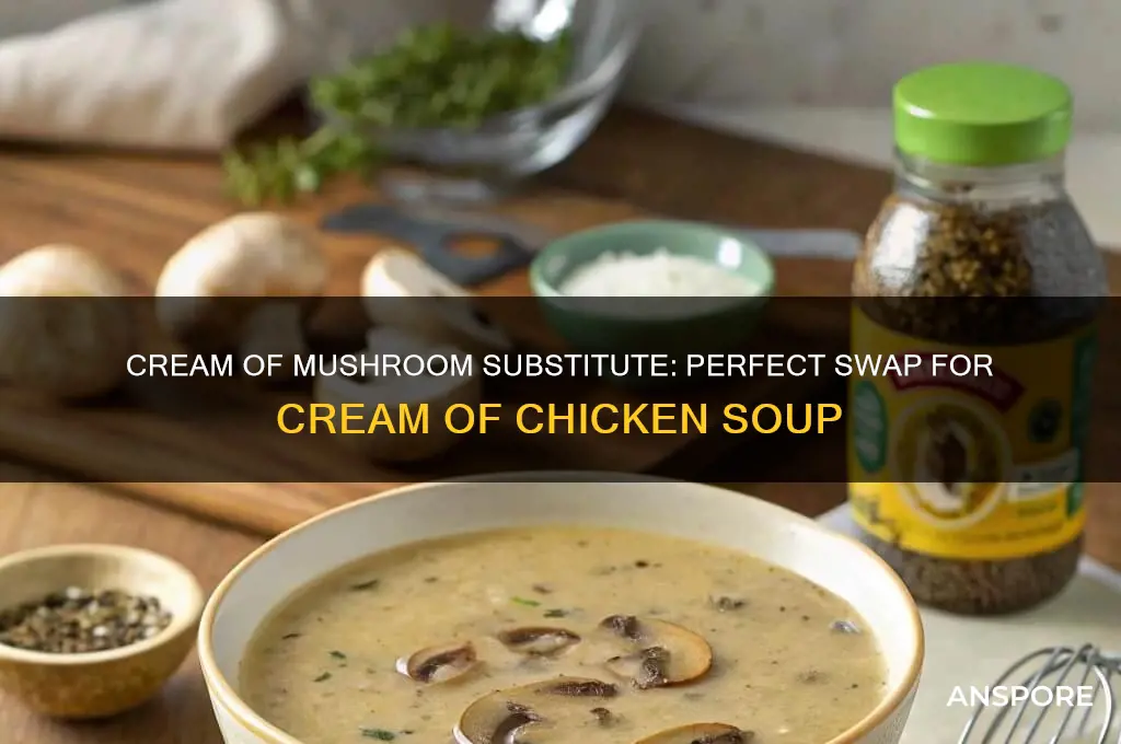 can you substitute cream mushroom cream chicken
