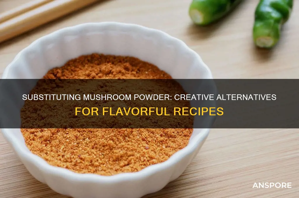 can you substitute mushroom powder