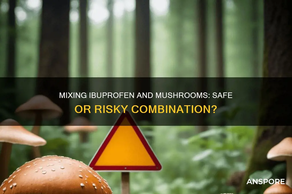 can you take ibuprophen on mushrooms