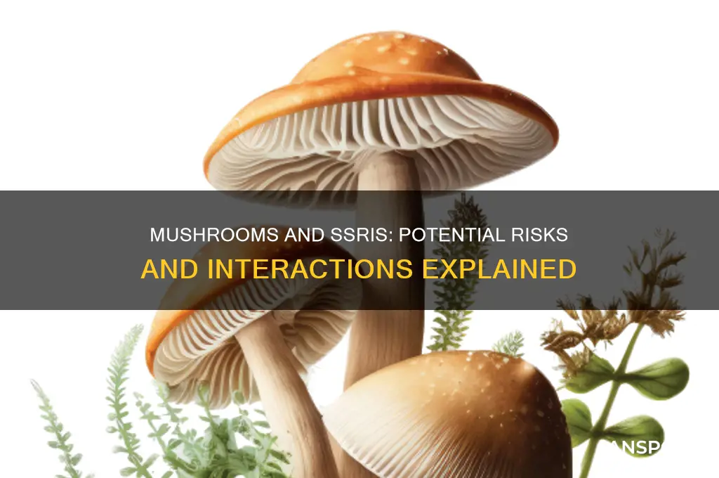 can you take mushrooms on ssri