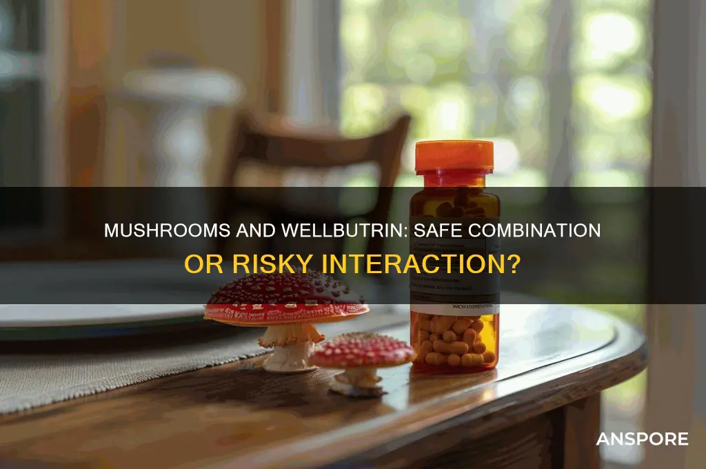 can you take mushrooms on wellbutrin