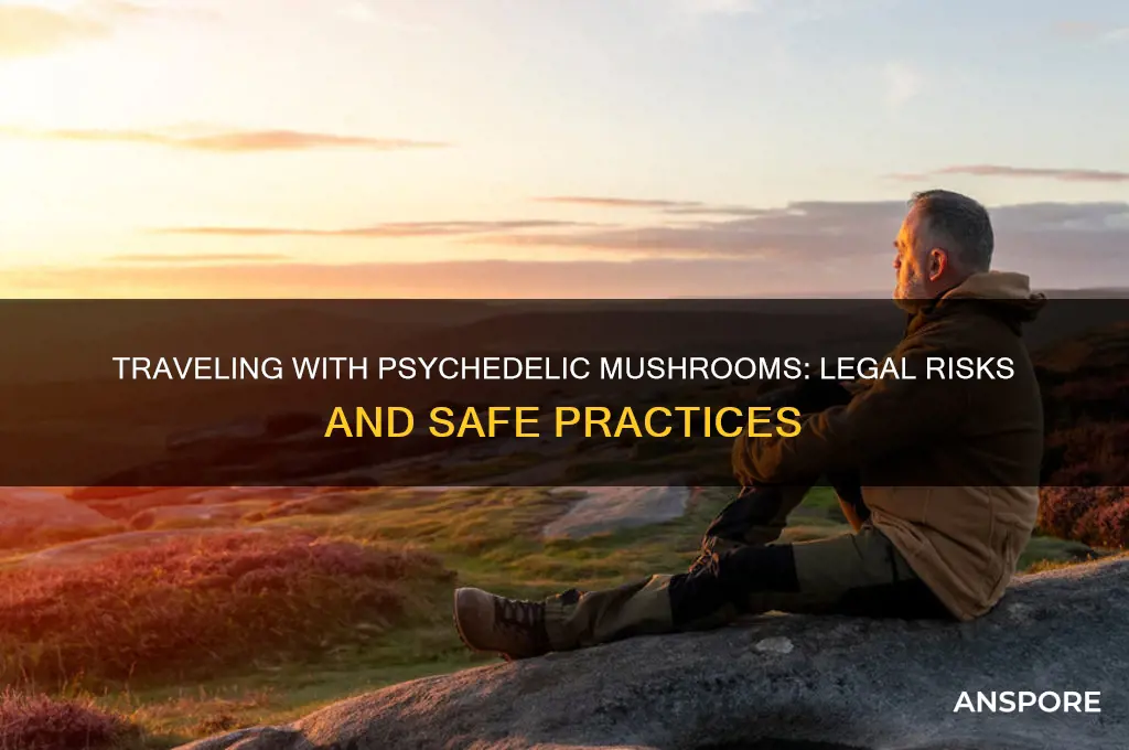 can you travel with psychedelic mushrooms
