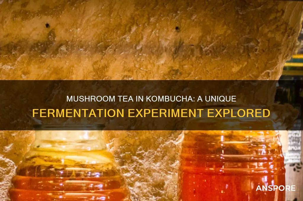 can you use a mushroom tea in kombucha