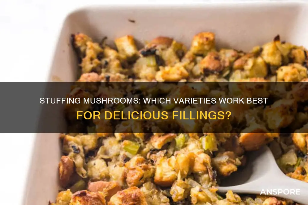 can you use any type of mushroom for stuffing