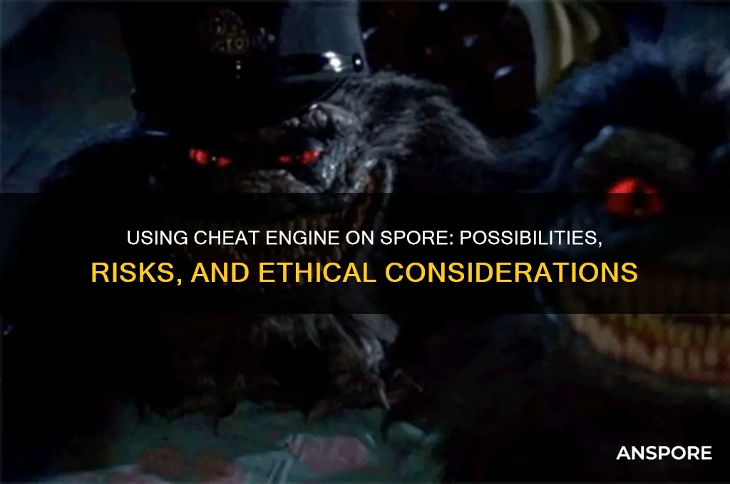 can you use cheat engine on spore