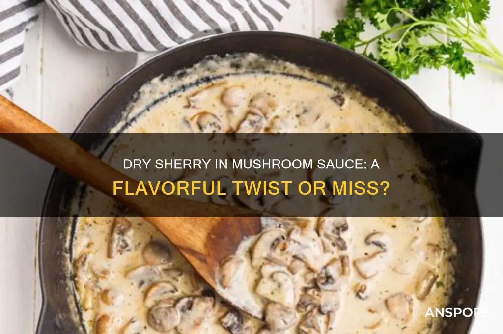 can you use dry sherry in a mushroom sauce