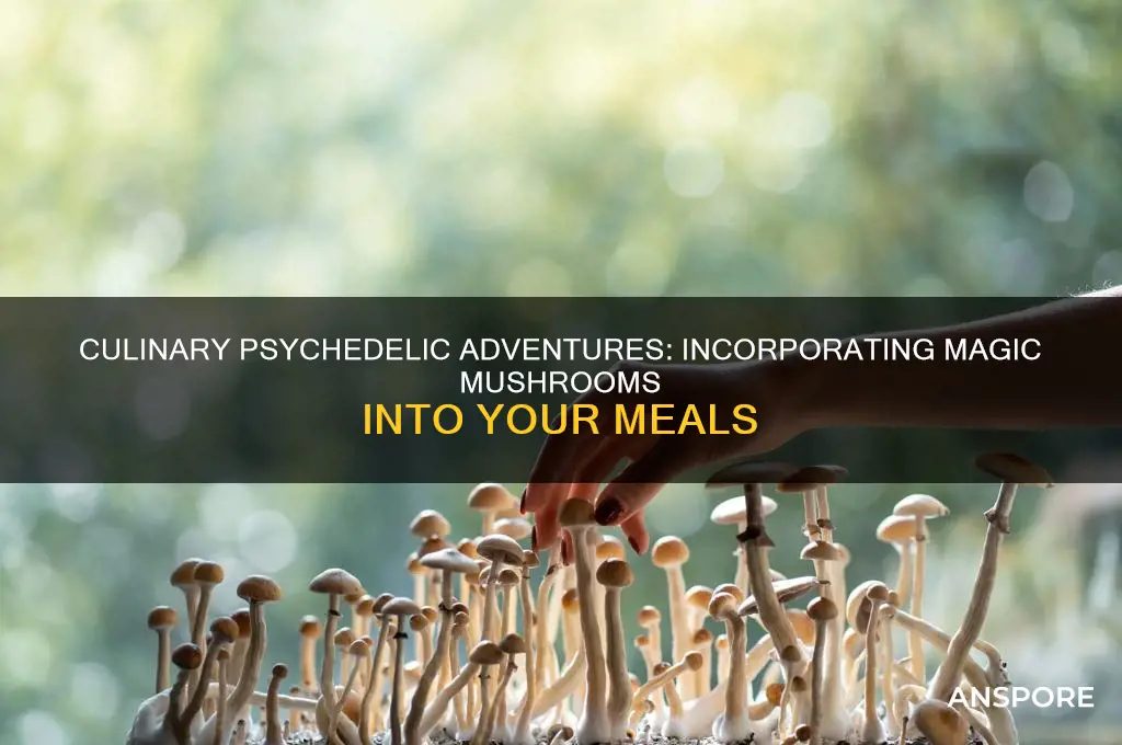 can you use magic mushrooms in food