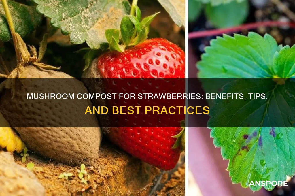 can you use mushroom compost for strawberries