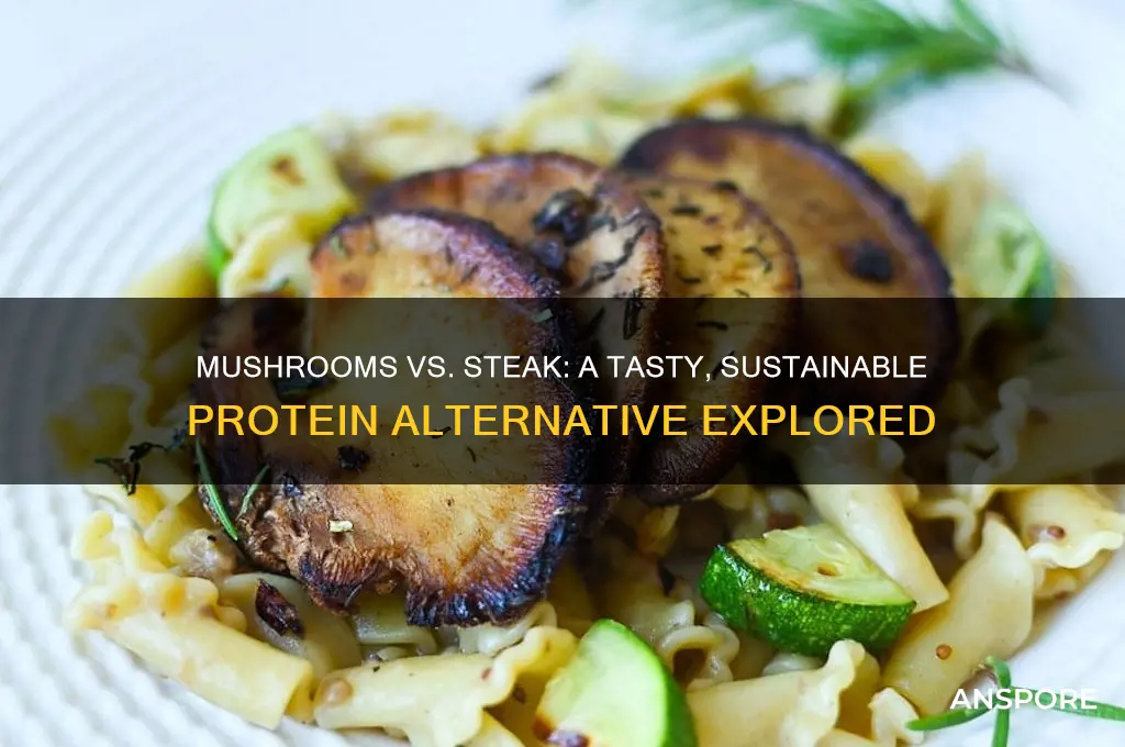 can you use mushrooms instead of steak