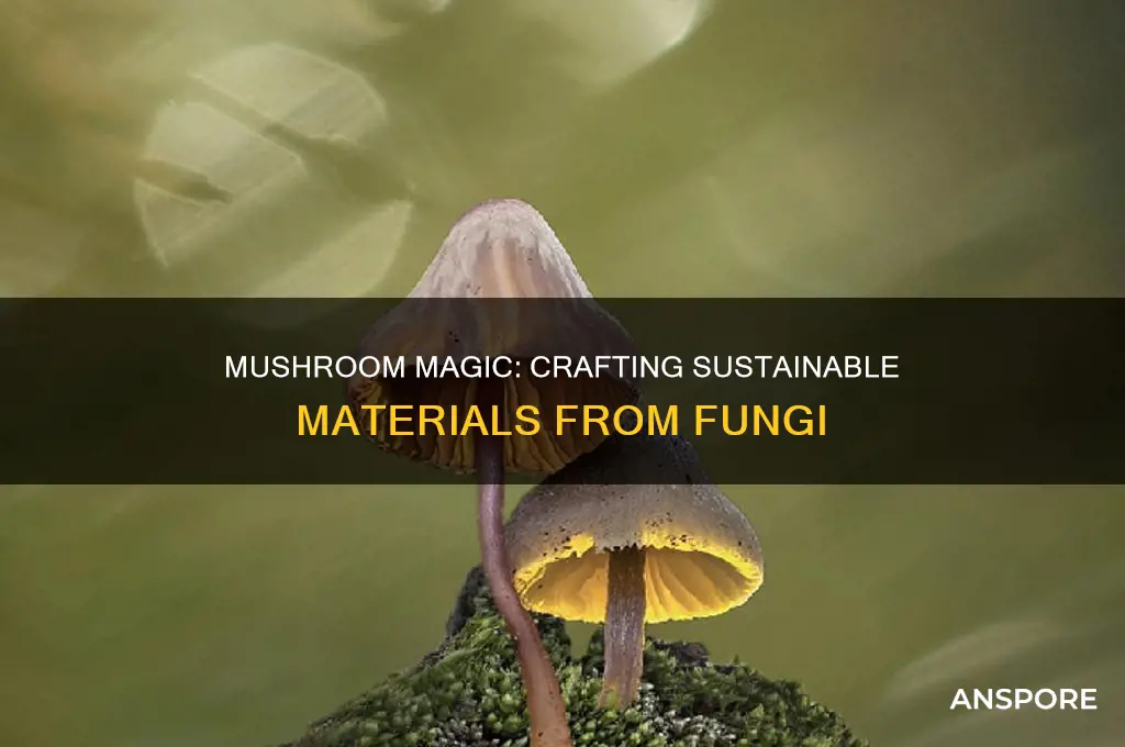 can you use mushrooms to make things
