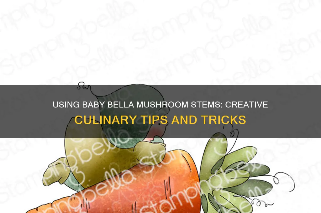 can you use the stems of baby bella mushrooms