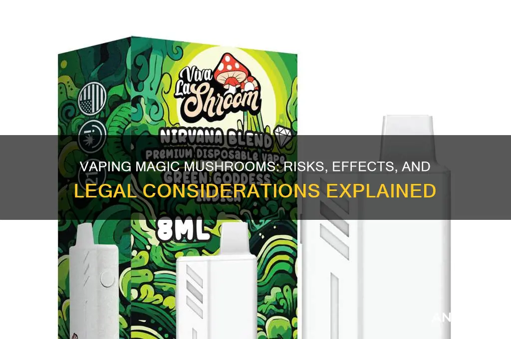 can you vape magic mushrooms