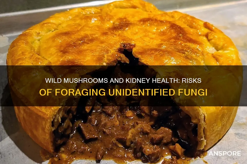 could eating wild mushrooms cause a kidney infection
