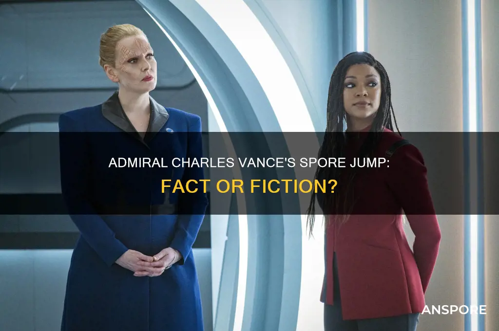 did admiral charles vance ever make a spore jump