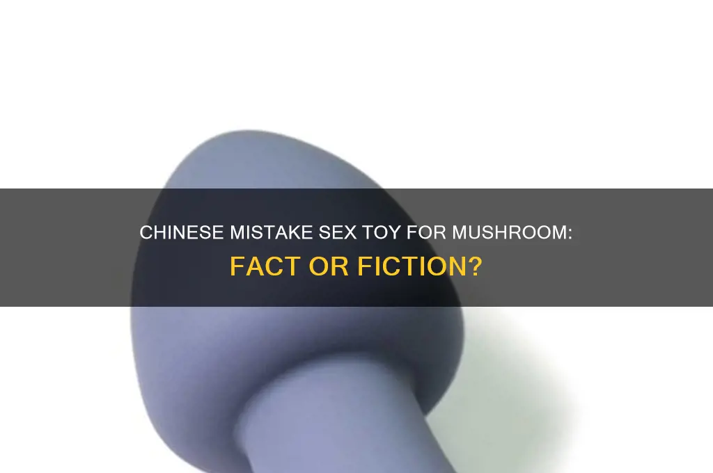 did chinese really think a sex toy was a mushroom