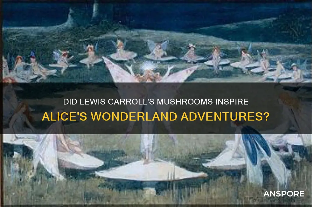 did lewis carroll use mushrooms