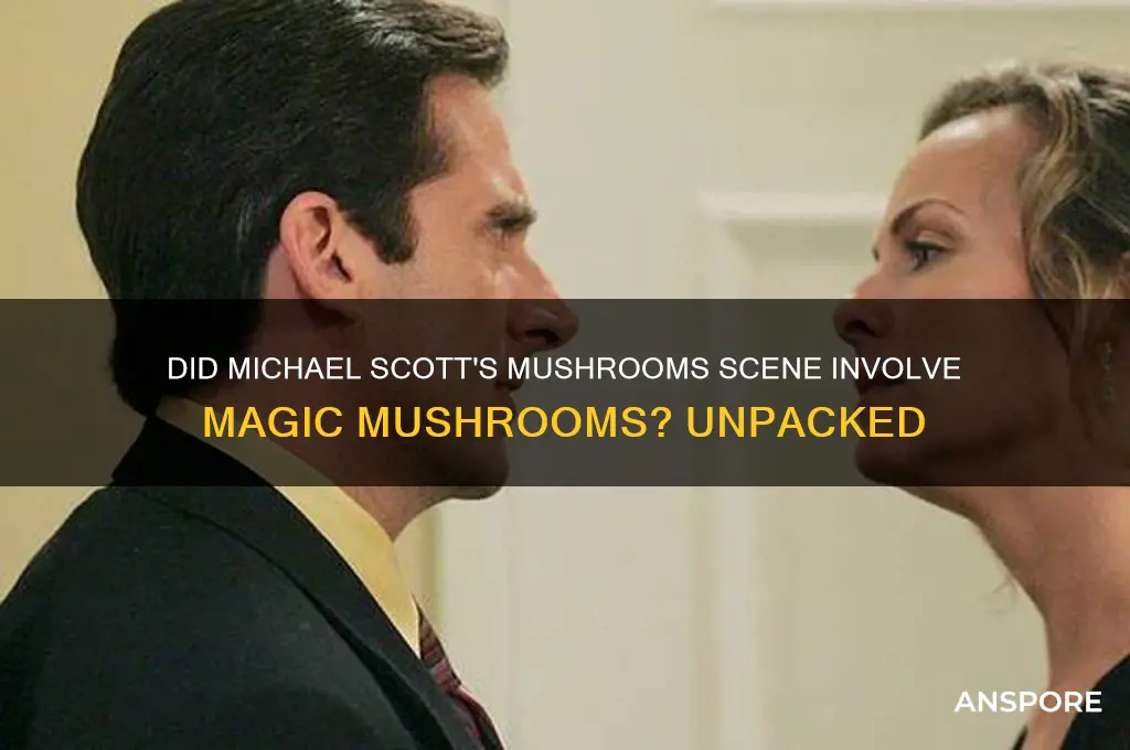did michael scott eat magic mushrooms