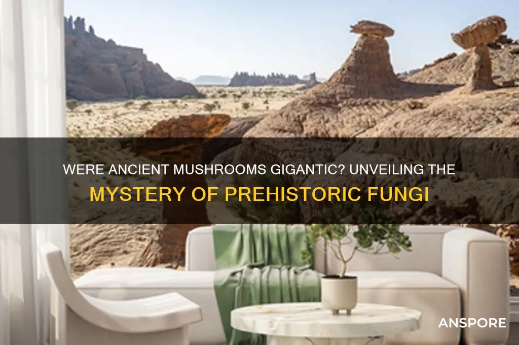 did mushrooms used to be huge