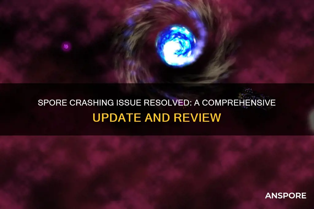 did spore fix its crashing issue