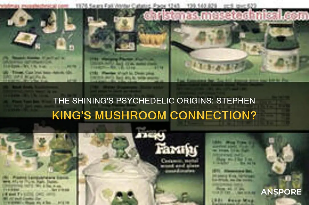 did stephen king write the shining while on mushrooms