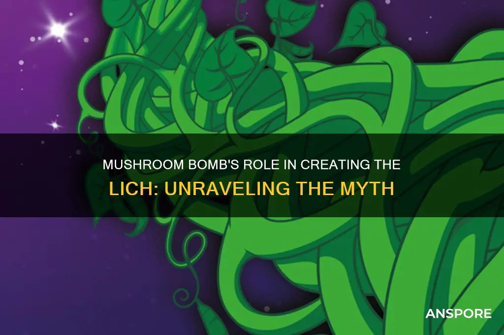 did the mushroom bomb make the lich