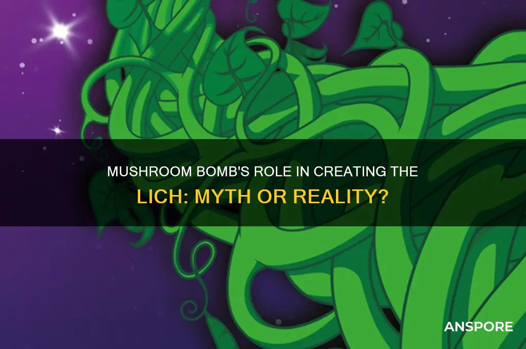did the mushroom bomb make thelich