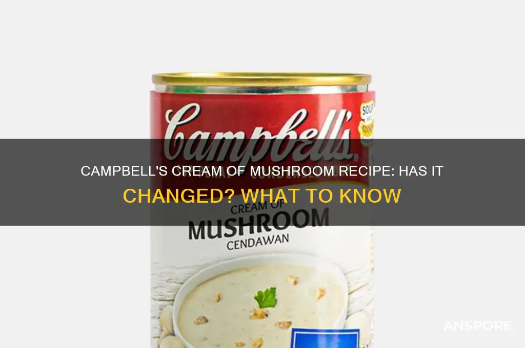 did they change the recipe of campbell