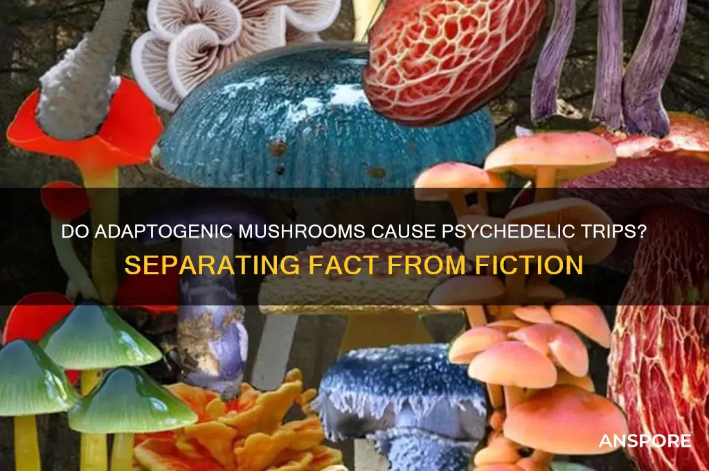 do adaptogenic mushrooms make you trip