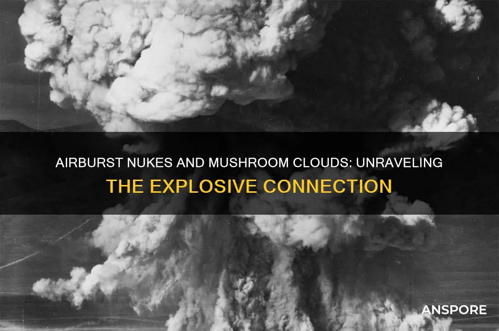 do airburst nukes cause mushroom clouds