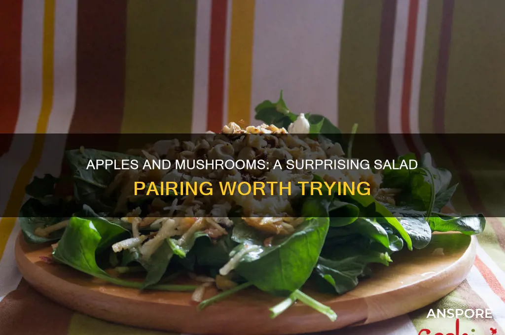 do apples taste good with mushrooms in a salad