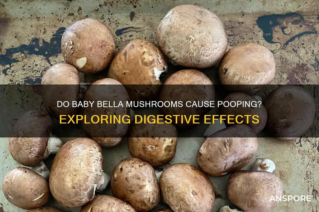 do baby bella mushrooms make you poop