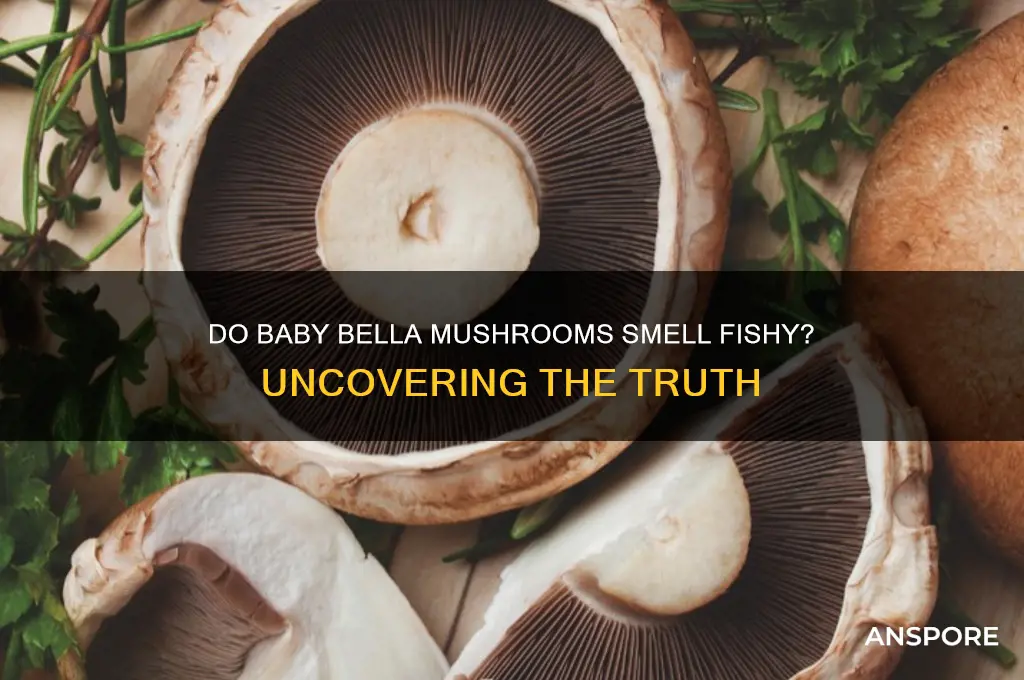 do baby bella mushrooms smell fishy