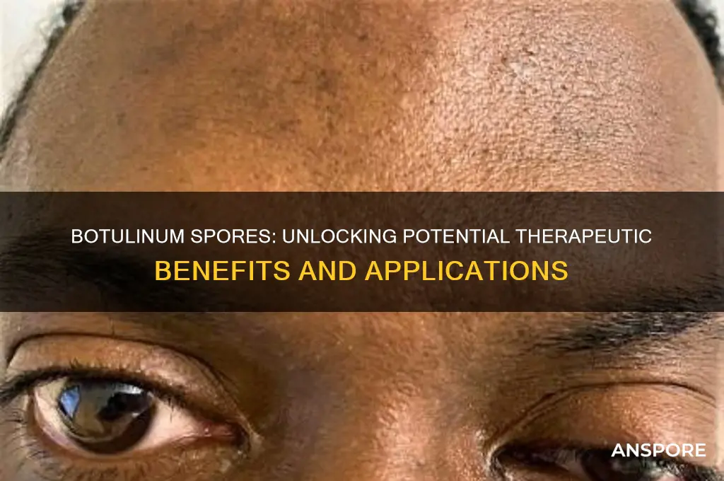 do botulinum spores have a therapeutic effect