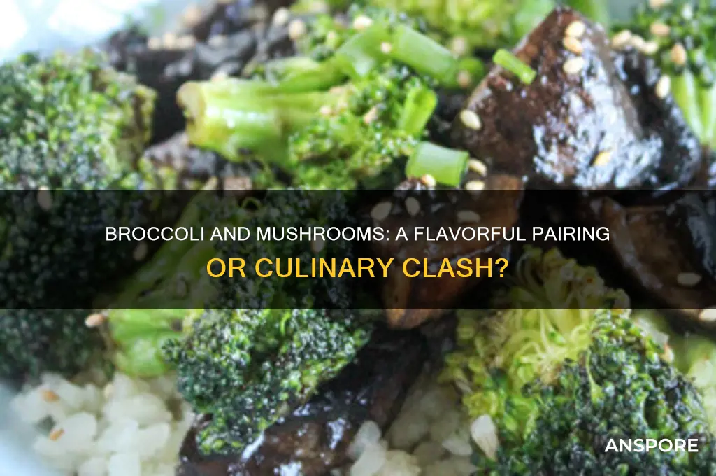 do broccoli and mushrooms go together