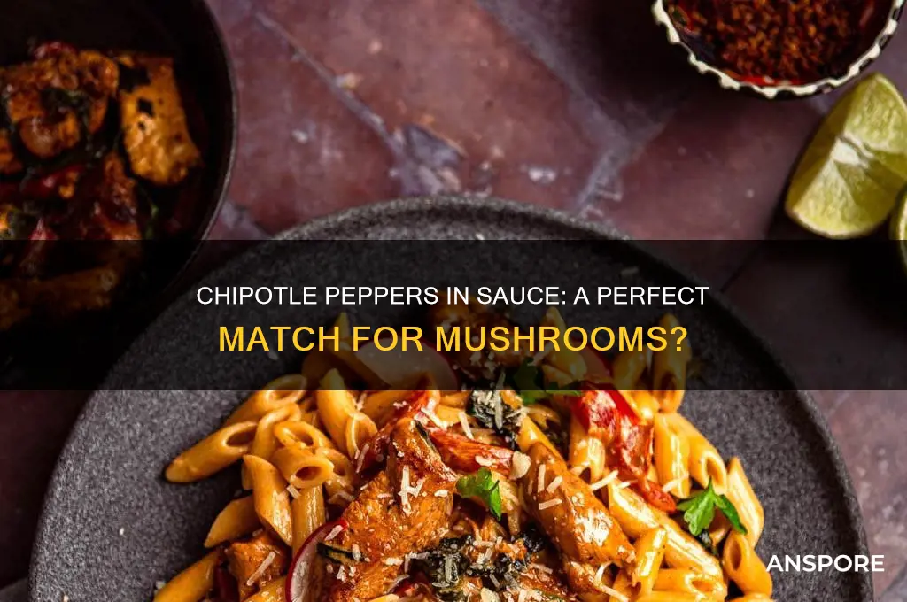 do chipotle peppers in sauce go with mushrooms