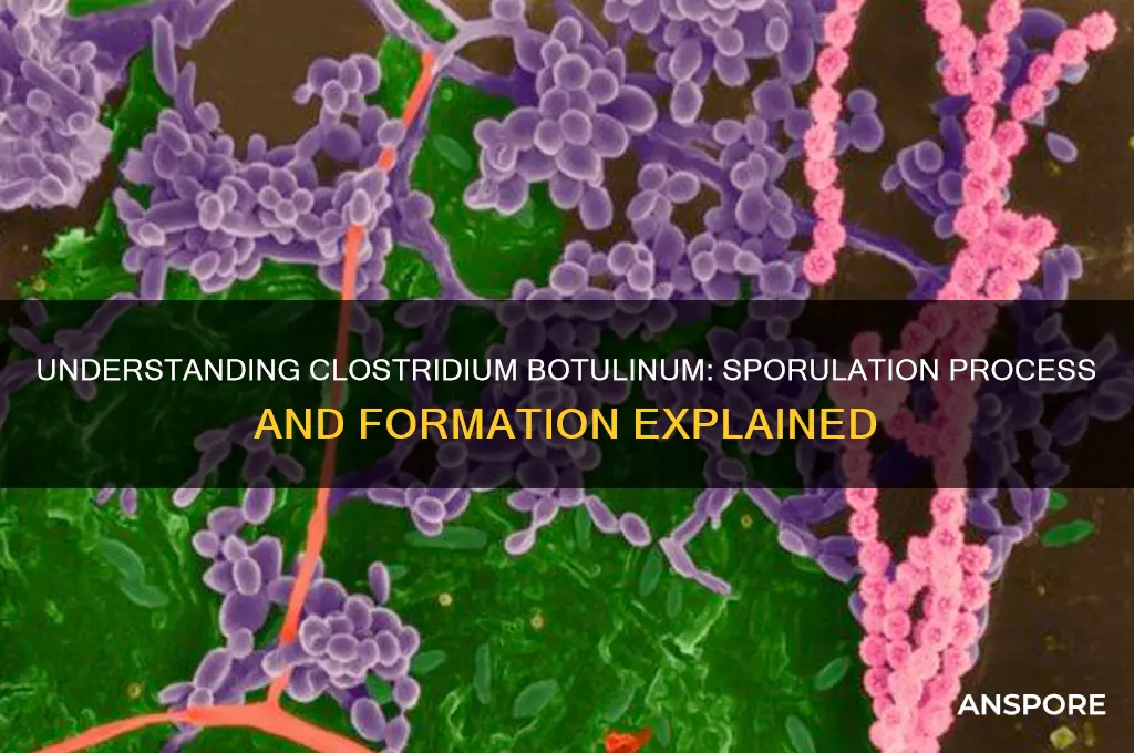 do closteidium botulinum form spores