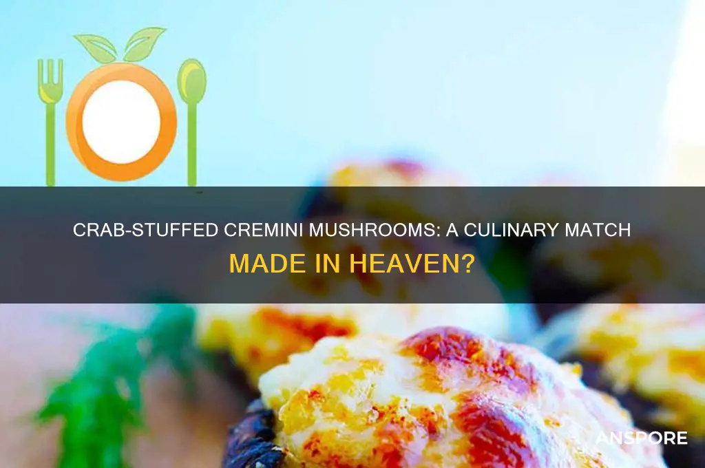 do crab stuffed cremini mushrooms work