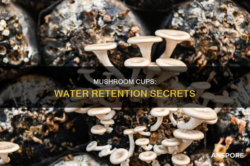 do cup mushrooms hold water